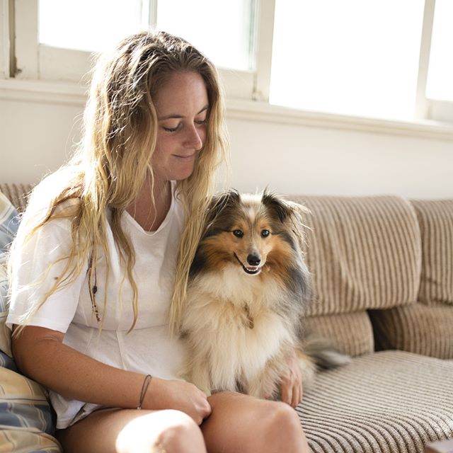 Lady and Dog