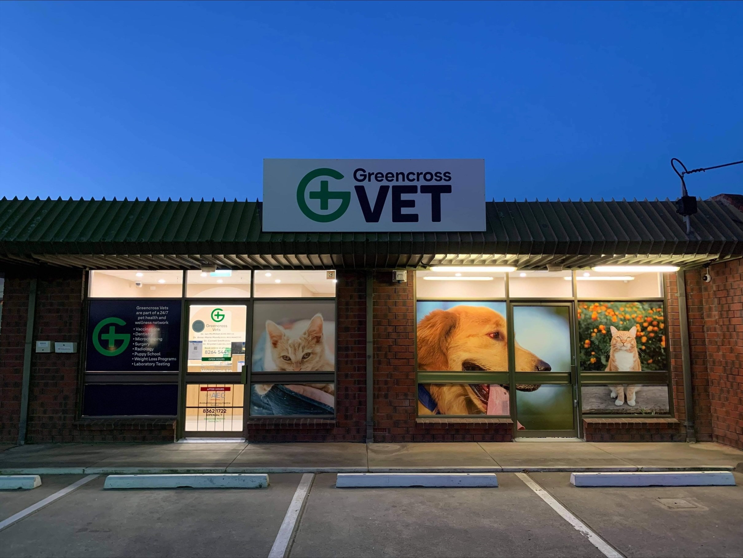 vet building outside